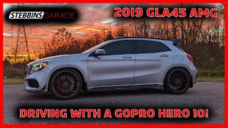 Driving a Mercedes GLA45 AMG with Exhaust Mods