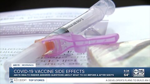 How to ease COVID-19 vaccine side effects