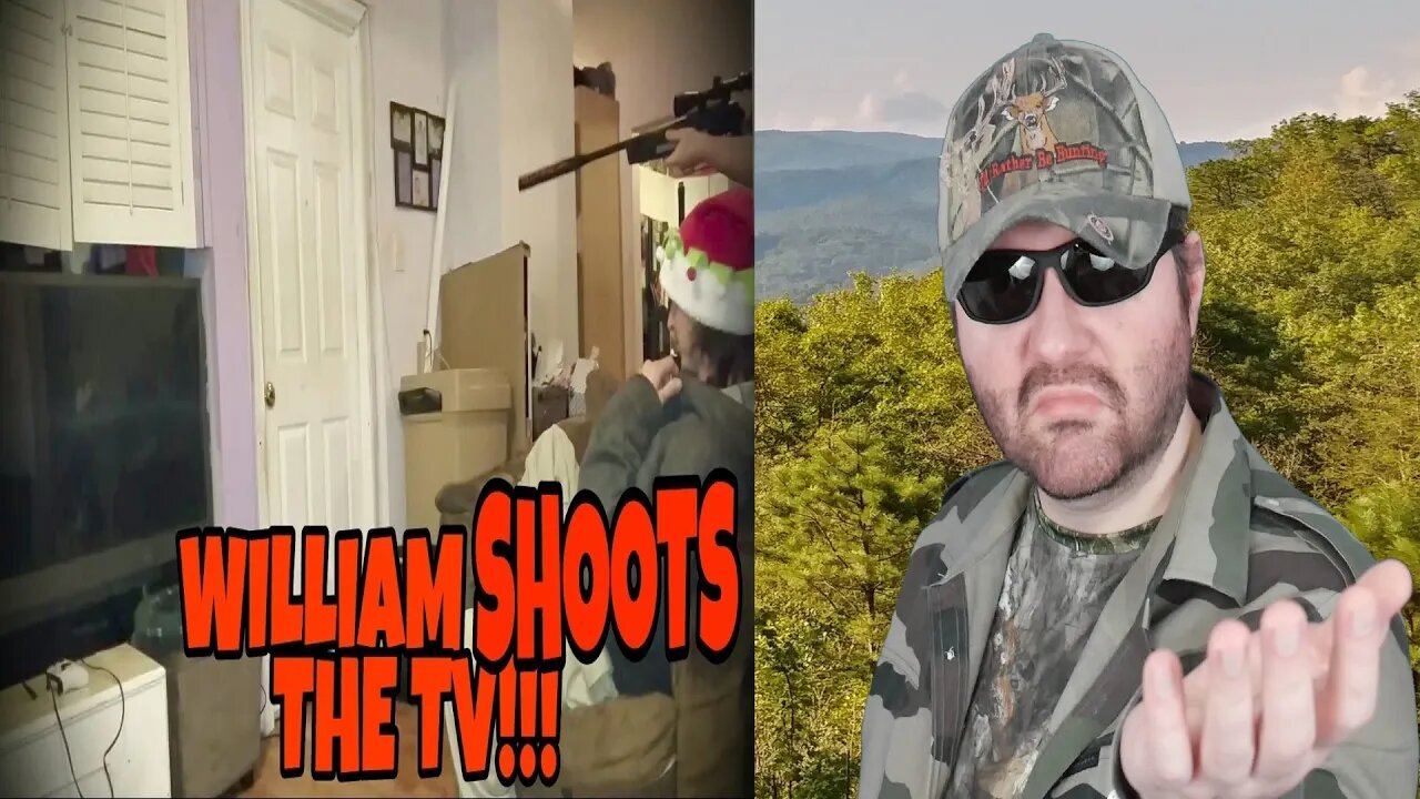 William Shoots The TV!!! (Violette1st) REACTION!!! (BBT)