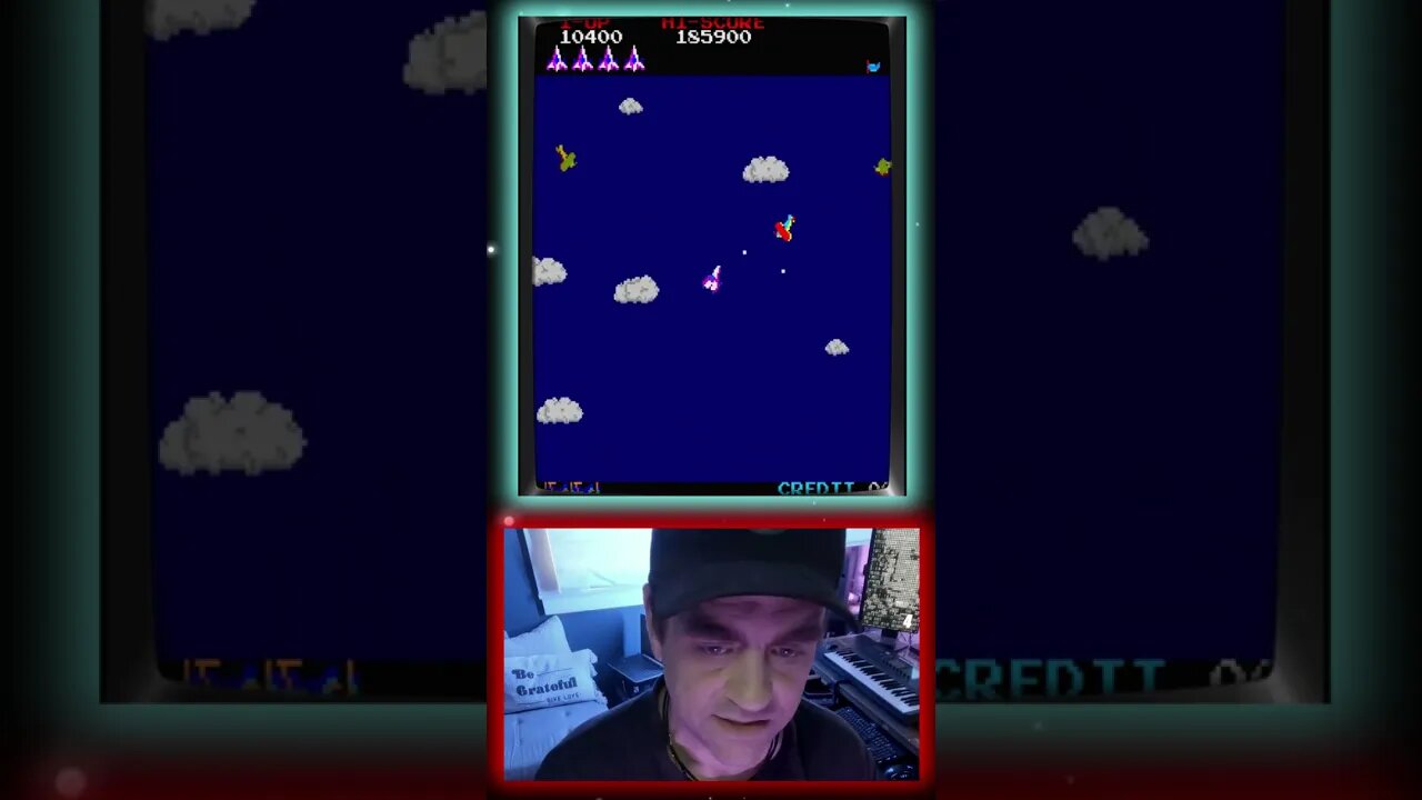 Brain Problem? - Time Pilot 1982🕹#classicarcade