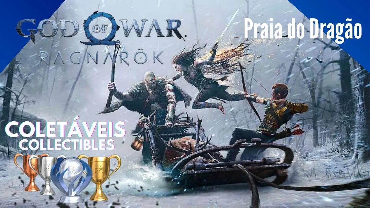 God Of War: Ragnarök: Praia do Dragão | COLETÁVEIS | COLLECTIBLES | 4k-PTBR #11