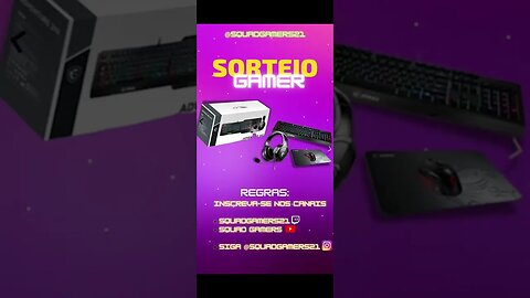 Concorra a um Kit Gamer !!! - Sorteio dia 13/01/23 - corra!