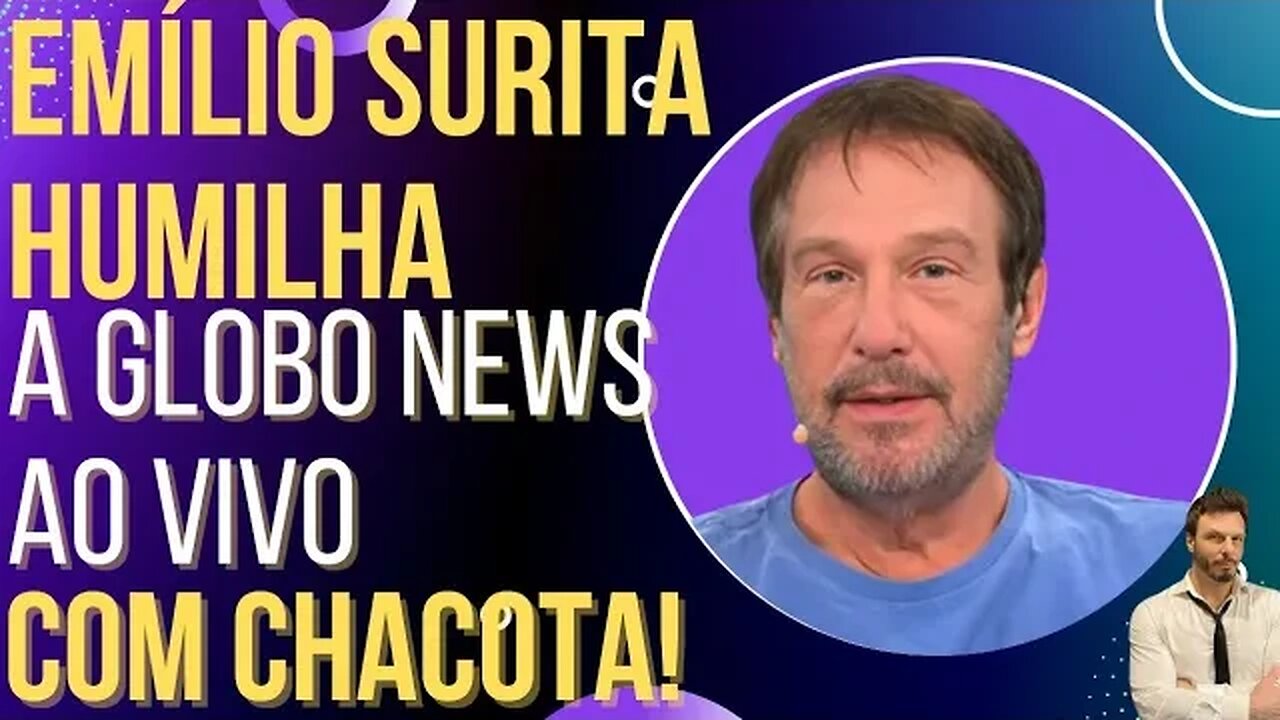 HILÁRIO: Emílio Surita humilha a Globo News ao vivo!