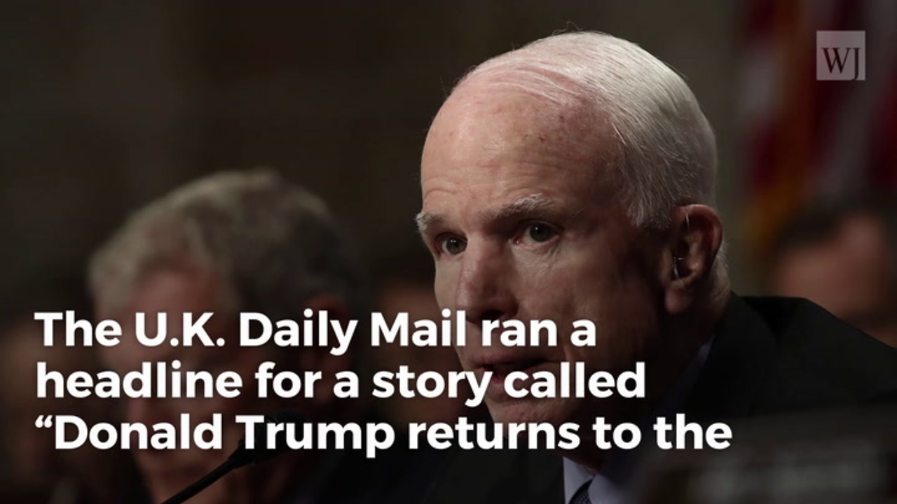 Desperate Media Lists Number Of Hours Between McCain’s Death And Trump’s Golf Outing