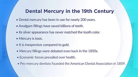 Mercury 101: Dental Mercury in the 19th Century Bulletin Points