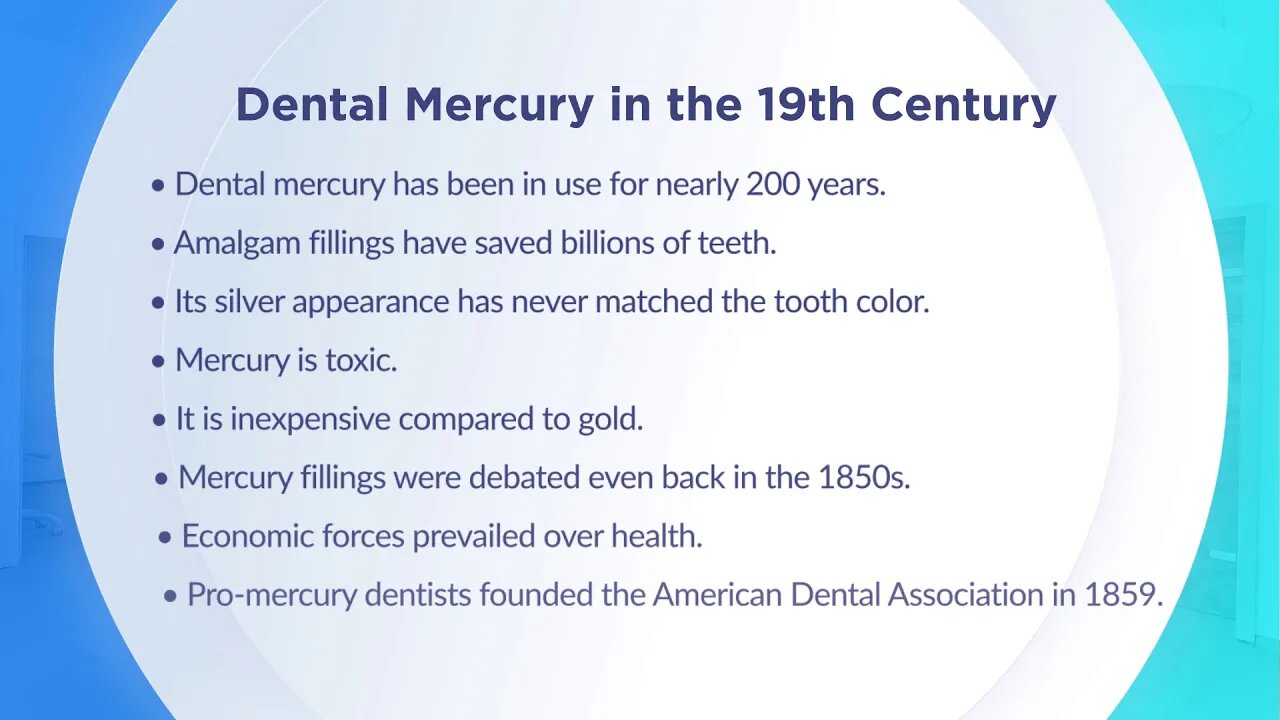 Mercury 101: Dental Mercury in the 19th Century Bulletin Points