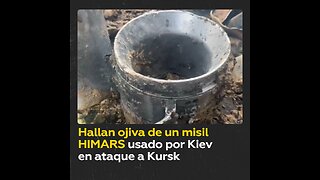 Encuentran ojiva de HIMARS en Rylsk tras ataque ucraniano a Kursk