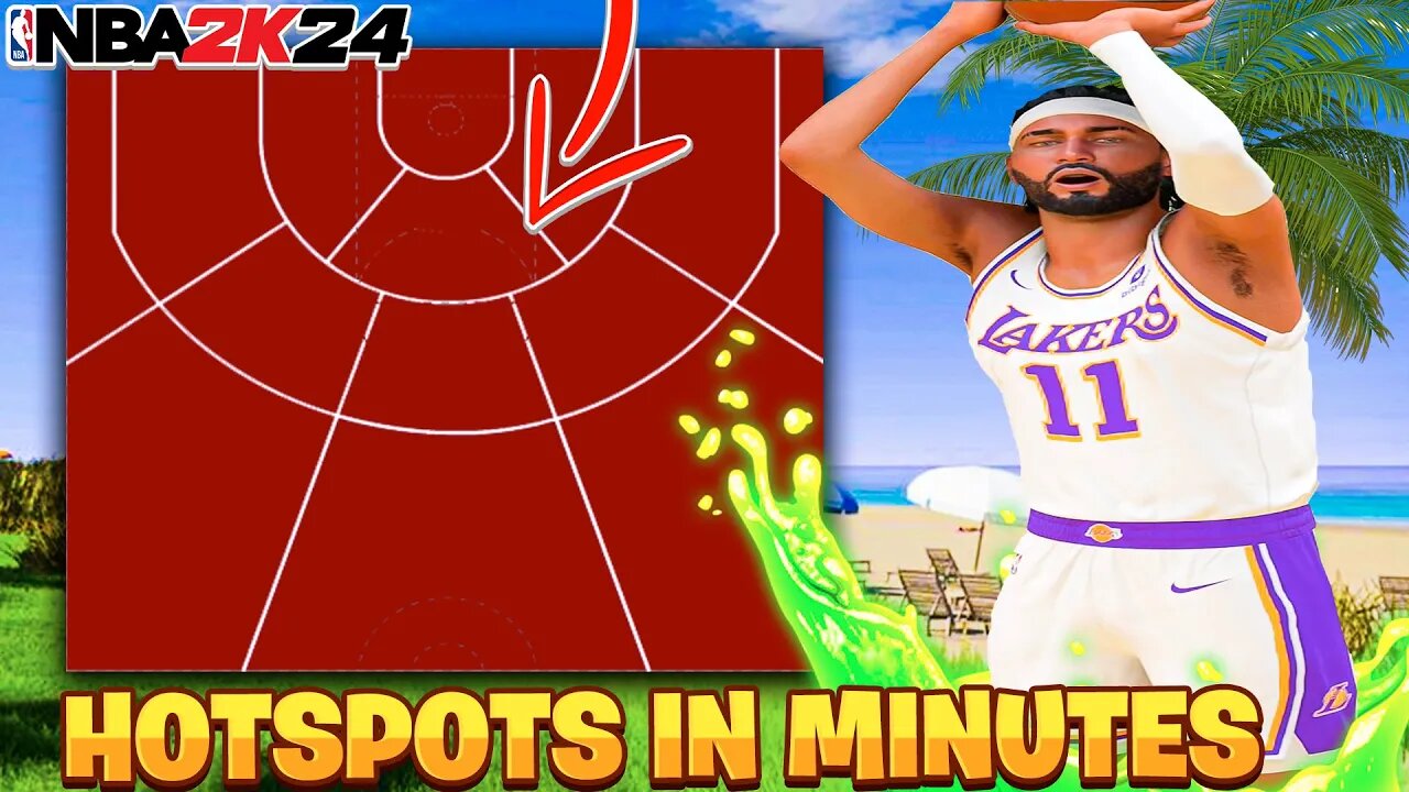 *NO CLICKBAIT* HOW TO GET HOTSPOTS IN 2 MINUTES NBA 2k24