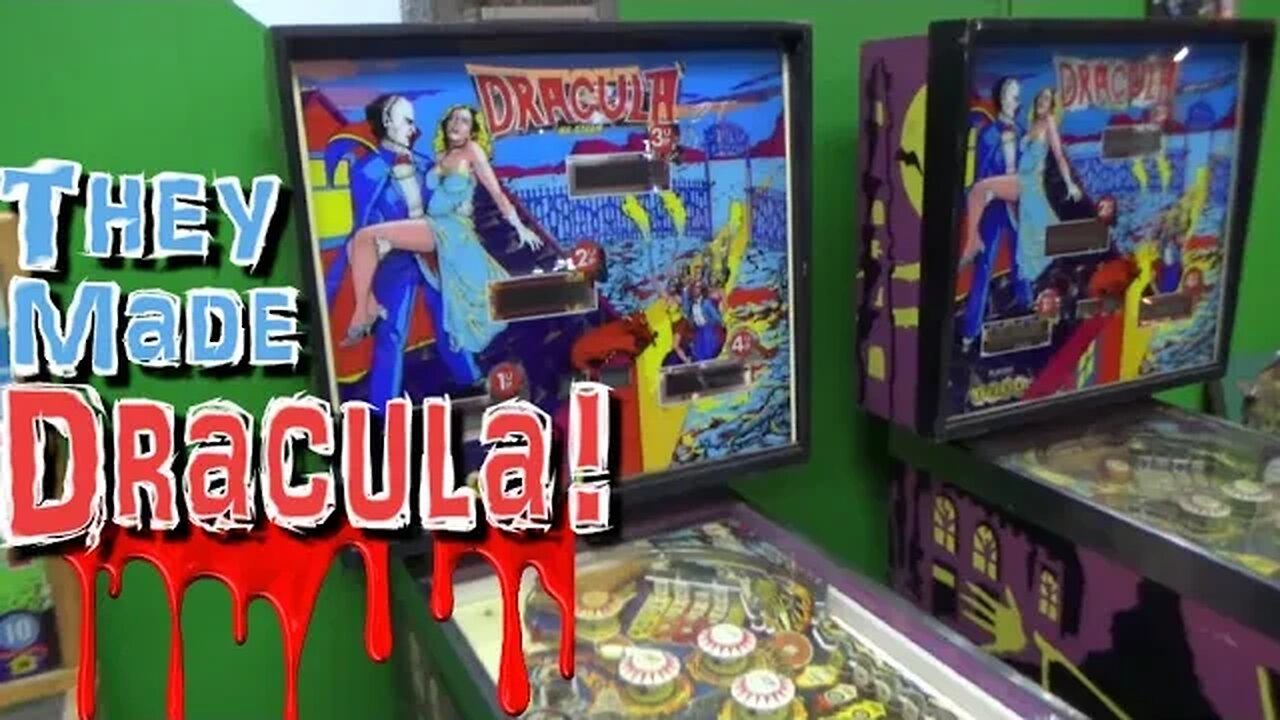 We Found TWO Stern DRACULA Pinball Machines - With Different Cabinets? A Transylvanian Mystery