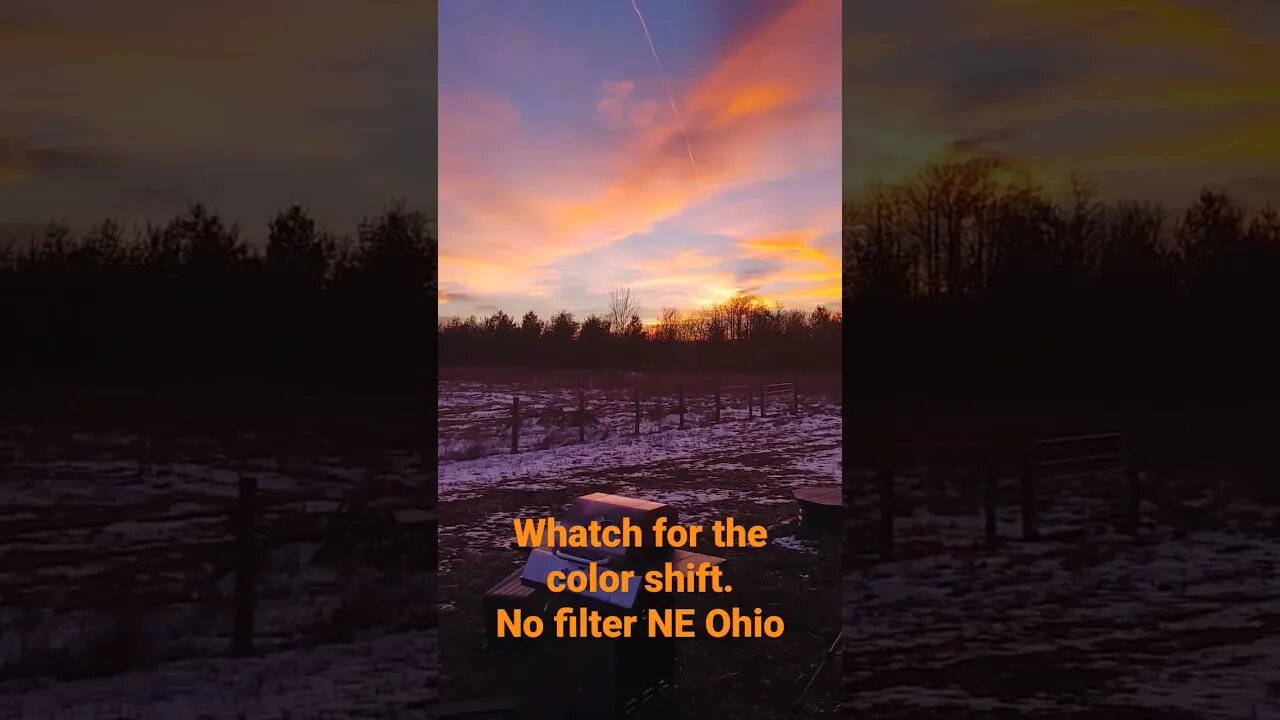 sunset NE Ohio #sunset #naturelovers #farm