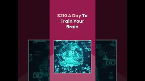 $210 A Day To Train Your Brain | How to make money online easily | #shorts