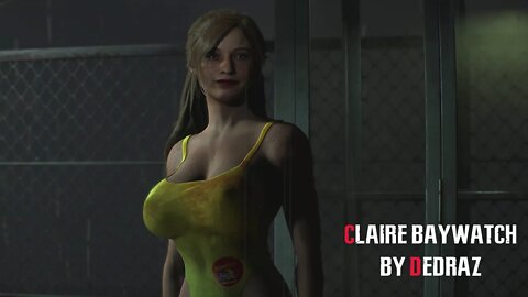 Resident Evil 2 Remake Claire Baywatch outfit