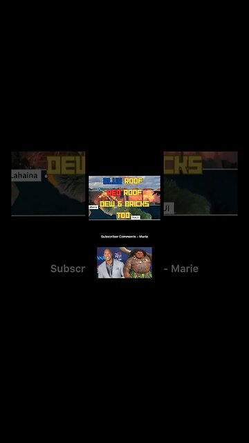 Blue Roof/RedRoof - DEW - Maui - Subscriber Comments 1