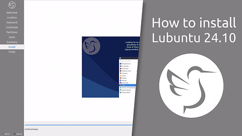 How to install Lubuntu 24.10 Oracular Oriole.