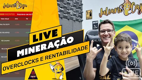 📽️ LIVE! BATE PAPO E TIRA DÚVIDAS - OVERCLOCKS E RENTABILIDADE