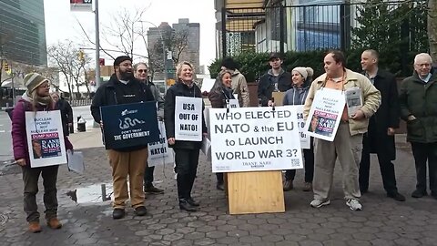 Not One More Anti War Protest UN 46th&1st NYC 1/13/23