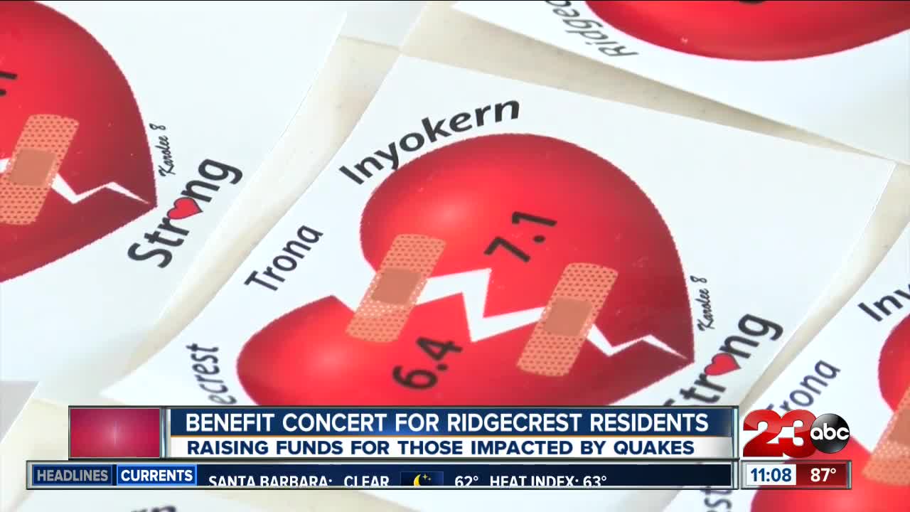 Earthquake relief concert held in Ridgecrest