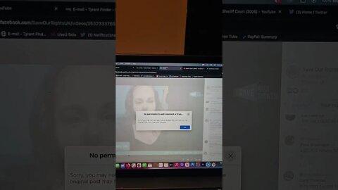 SAVE OUR RIGHTS LOUISE BLOCKS ME FROM HER LIVE ON FACEBOOK