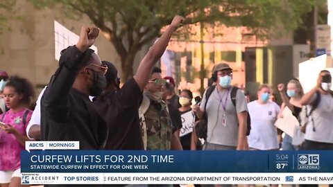 Fifth night of protests was calm in Phoenix