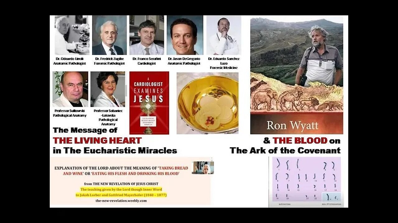 The Message of THE LIVING HEART in the Eucharistic Miracles & THE BLOOD on The Ark of the Covenant