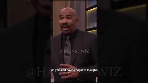 Struggling with Negative Thoughts? WATCH THIS! | Steve Harvey | #shorts