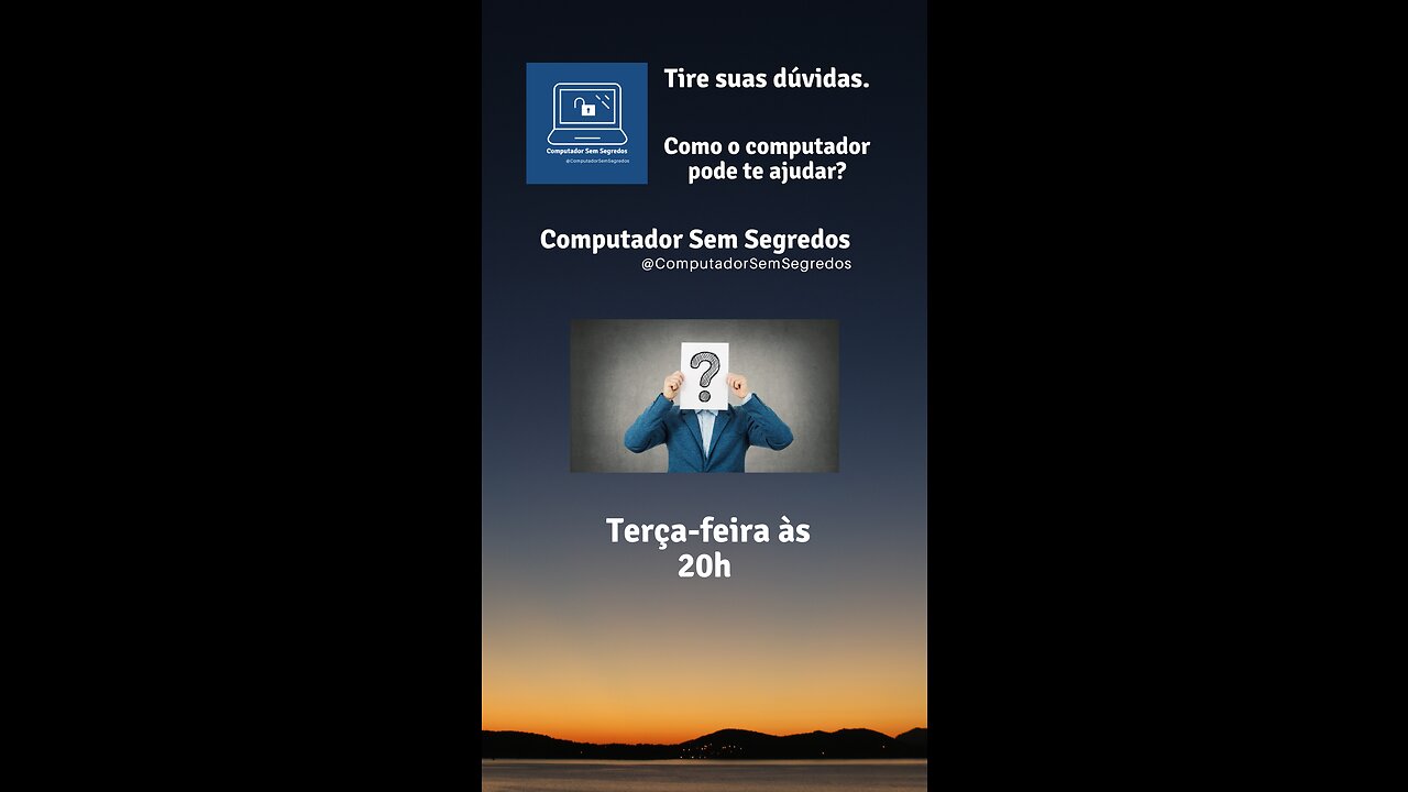 Tire suas dúvidas sobre computador. [Cortes]