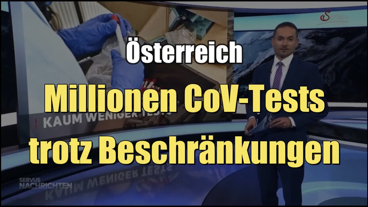 Millionen Corona-Tests trotz Beschränkungen (Servus Nachrichten I 08.04.2022)