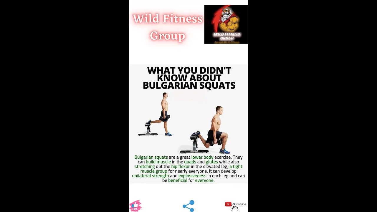 🔥What you didn't know about Bulgarian Squats🔥#fitness🔥#wildfitnessgroup🔥#shorts🔥