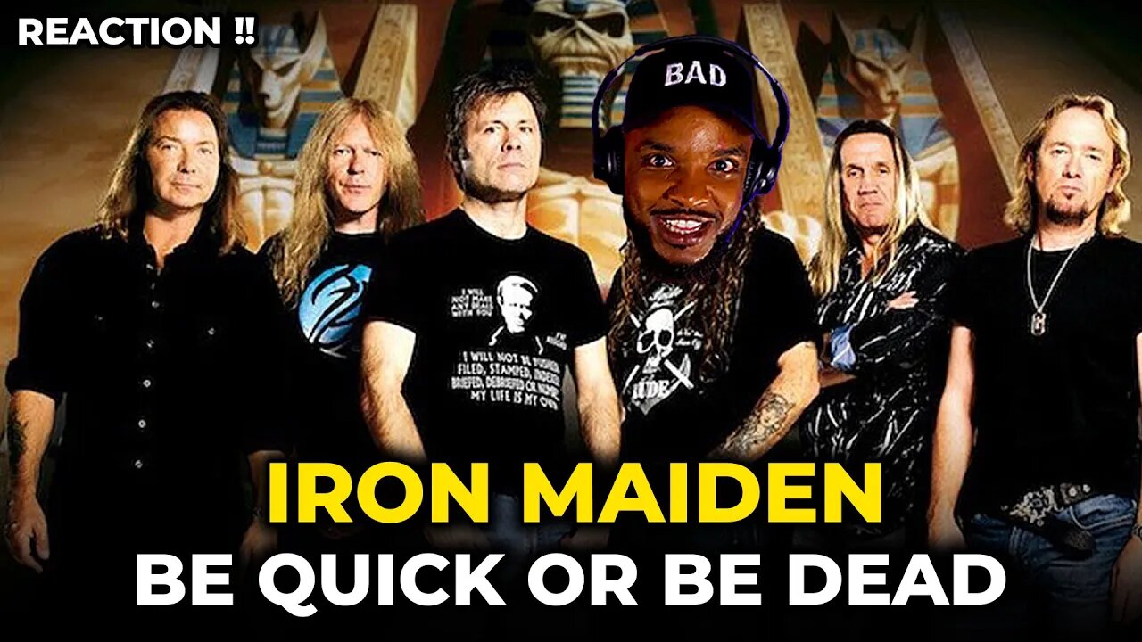 My Favorite! 🎵 Iron Maiden - Be Quick Or Be Dead REACTION
