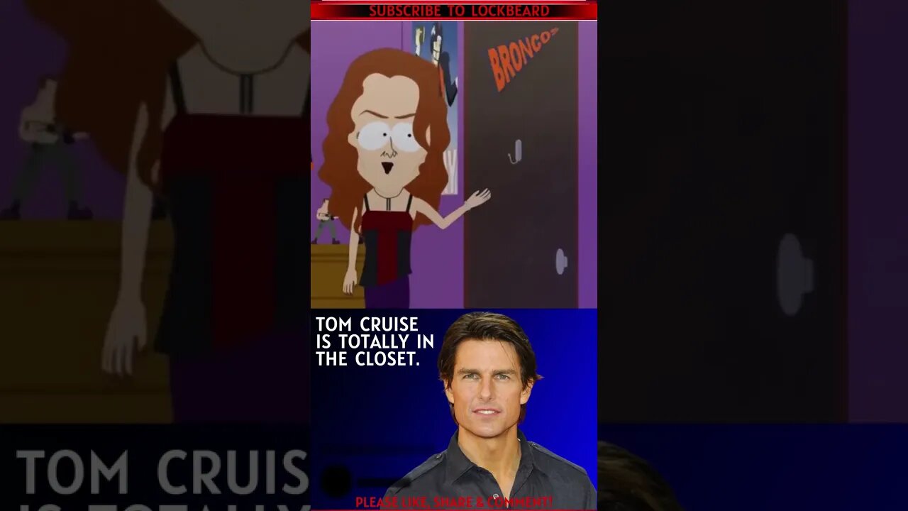 TOM CRUISE IS IN THE CLOSET