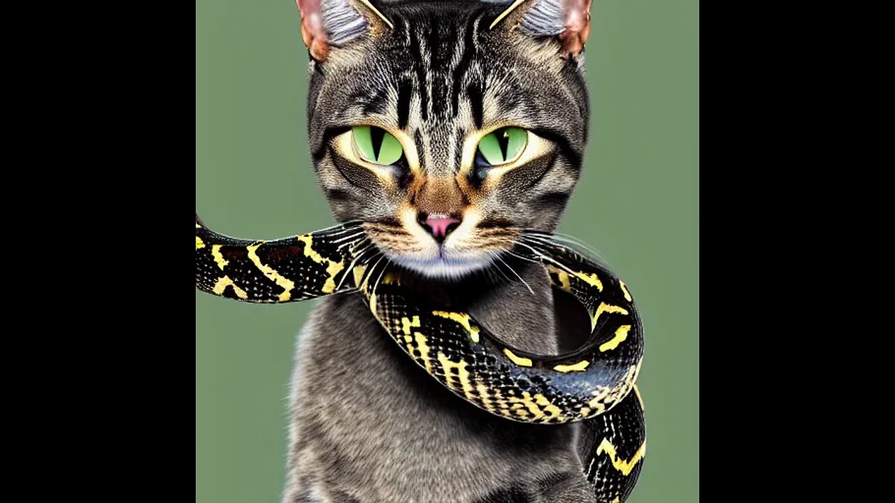 Cat vs Snake Epic fight complition.