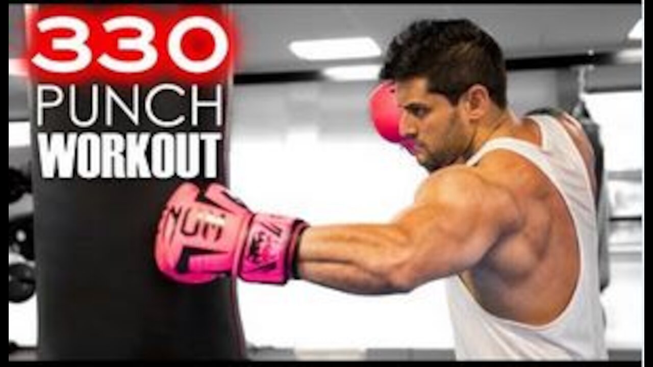 330 PUNCH WORKOUT CHALLENGE | Build MUSCLE - SPEED - POWER | Heavy Bag Combos | Lex Fitness