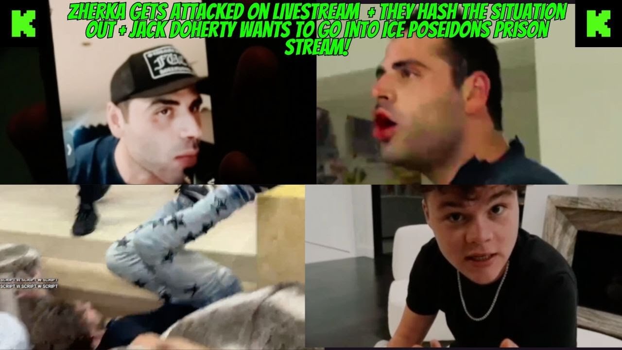 ZHERKA GETS ATTACKED ON LIVESTREAM + MIKE GETS BANNED + JACK WANTS ICES PRISON STREAM