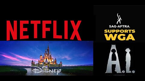 Studios Like NETFLIX & DISNEY Ignore ACTORS STRIKE & WRITERS STRIKE Cries Over A.I.