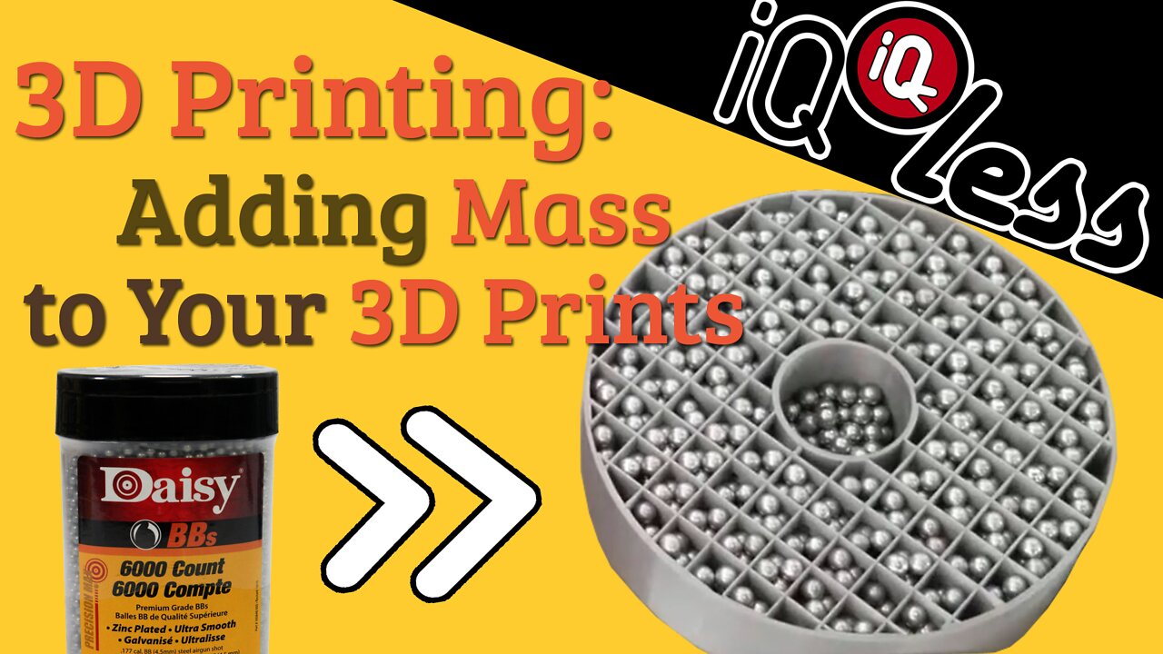 3D Printing: Adding Mass to your 3D print