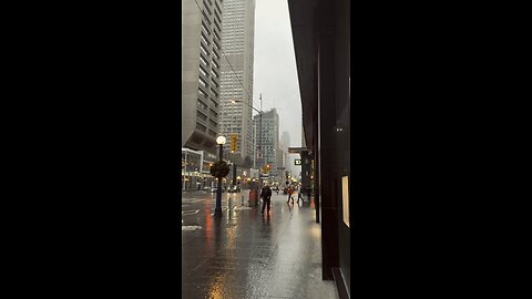 Rainy Day in Toronto😍🇨🇦🍁