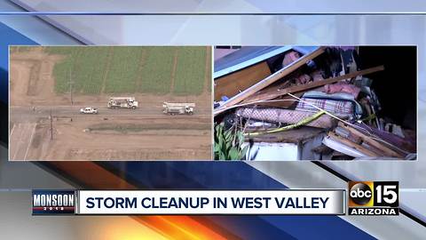 Top stories: Buckeye storm damage; Apache Junction traffic alert; Lanes reduced for canal construction