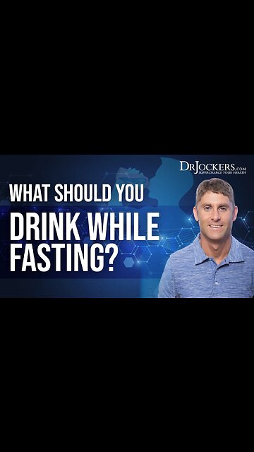 What SHOULD You Drink DURING FASTING: 5 ACCEPTABLE LIQUIDS (Dr. Jockers) 🍶 #shorts