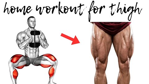 5 minute home workout for thigh.