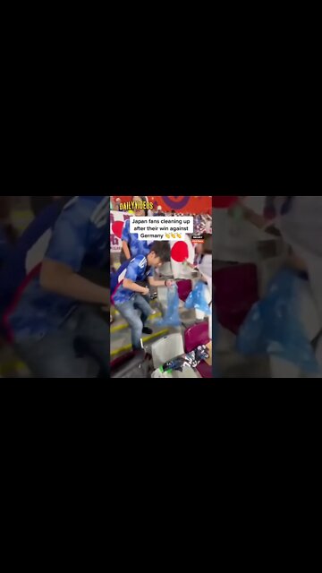 Japan Fans Showed Huge Respect at the World Cup!