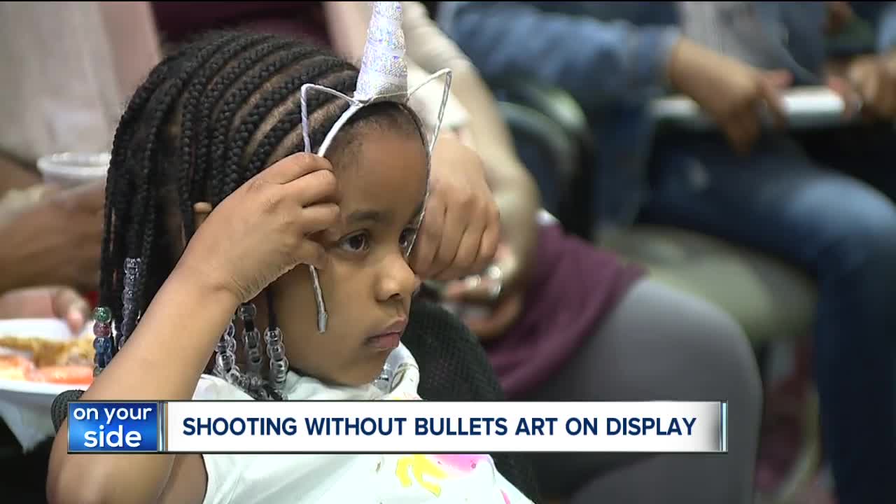 Shooting without bullets art on display