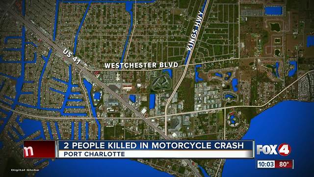 2 People Killed in Motorcycle Crash