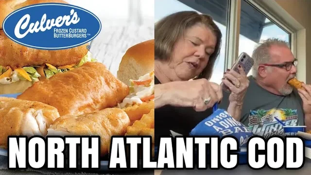 Culver's NEW North Atlantic Cod! - Bubba's Drive Thru Food Review