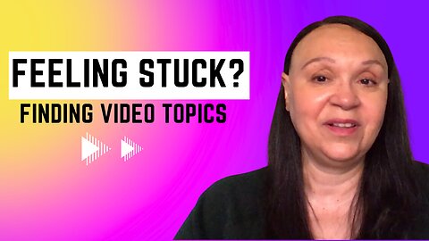 Feeling Stuck? Finding Video Topics