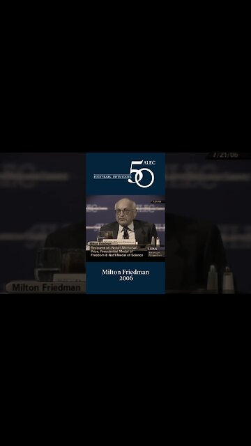 ALEC Vault: Milton Friedman on Education Freedom