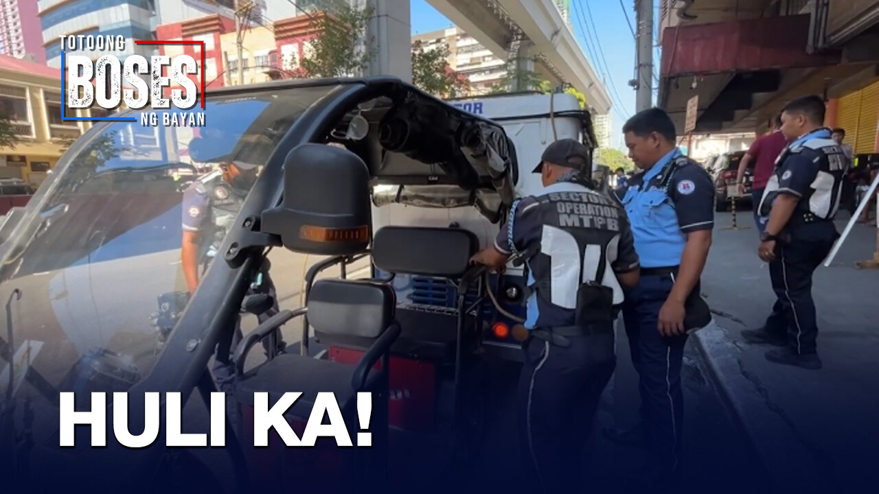 Ilang tricycle at E-trike na dumaan sa mga national road sa Maynila, tiniketan at inimpound