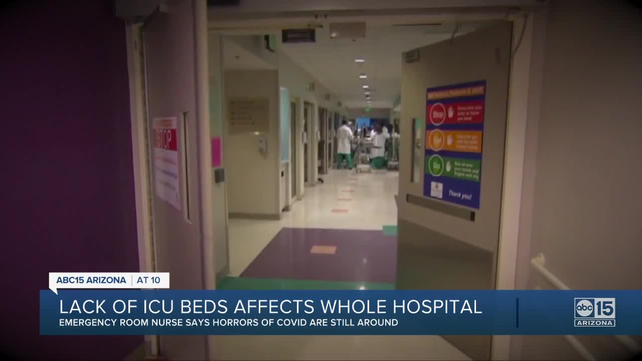 Banner ER nurse says lack of ICU space is affecting rest of hospital