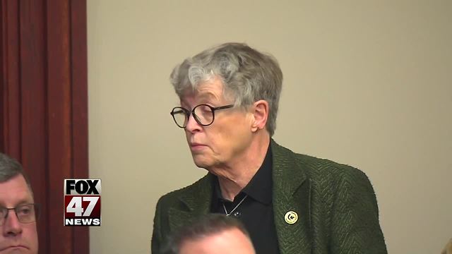 MSU President Lou Ann K. Simon at Nassar hearing