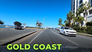 Driving on the Gold Coast in Queensland Australia