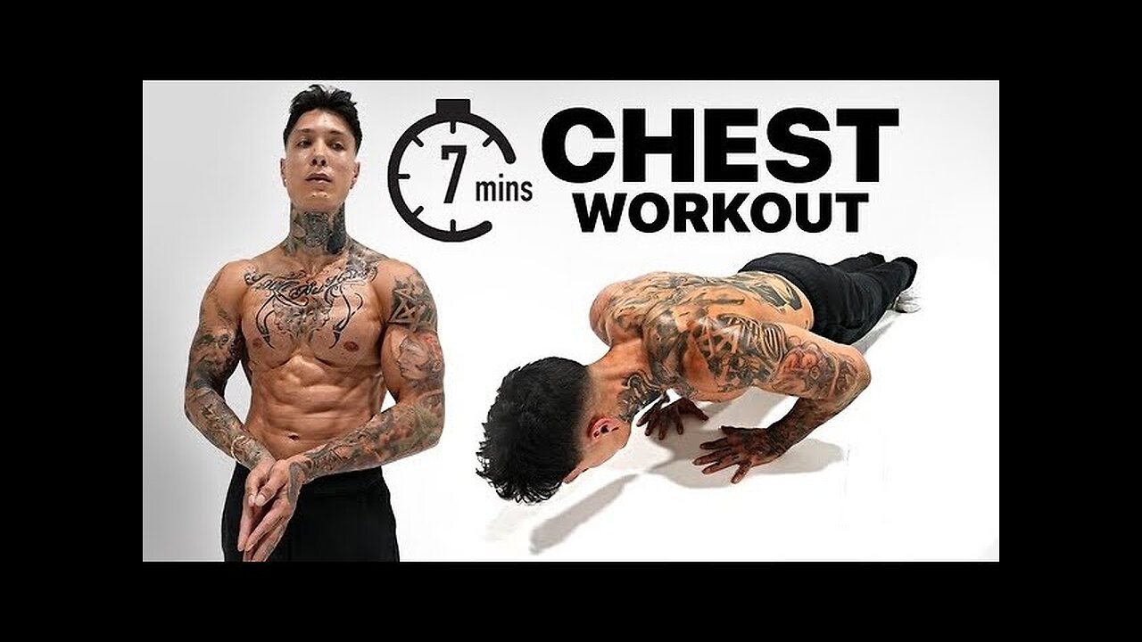 7 MIN HOME CHEST WORKOUT | FOLLOW ALONG